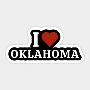 I Love Oklahoma Sticker